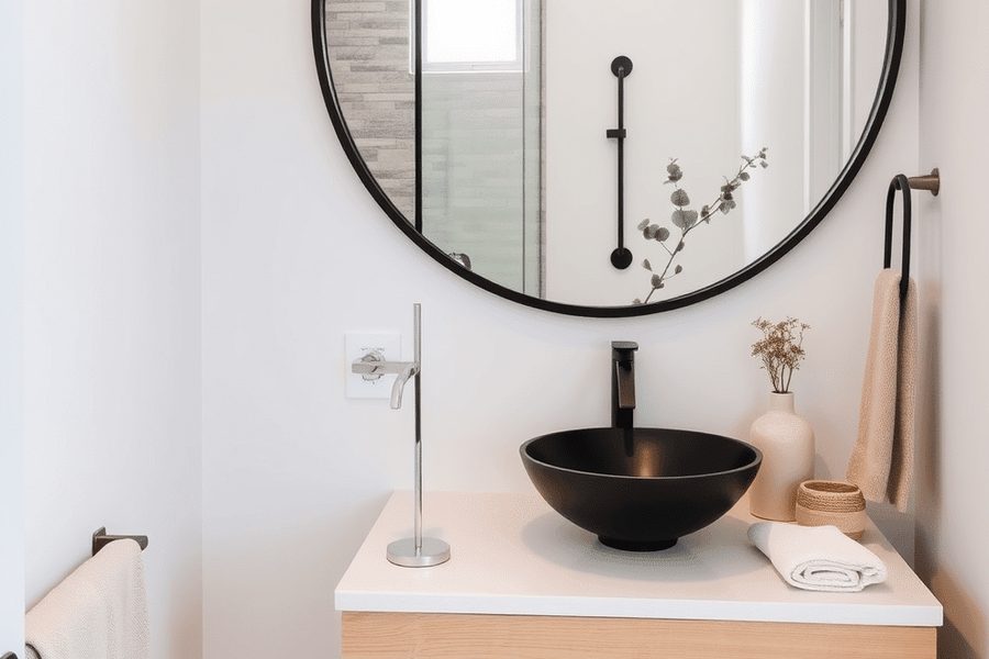 Remodeled spa-style bathroom